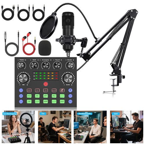 Usb sound card with - sound, microphone