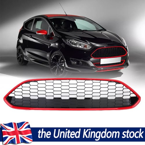 Front bumper honeycomb grille - front,
