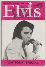 ELVIS PRESLEY ELVIS MONTHLY ON