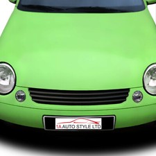 Badgeless black car grill