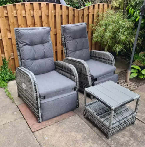 Rattan bistro set - bistro,