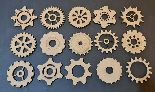 15x mixed cogs gears - gears, laser