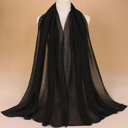 Women glitter scarf - women's, pleated