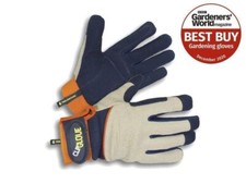 General Purpose Garden Gloves For Men Leather Adjustable Fitting Treadstone