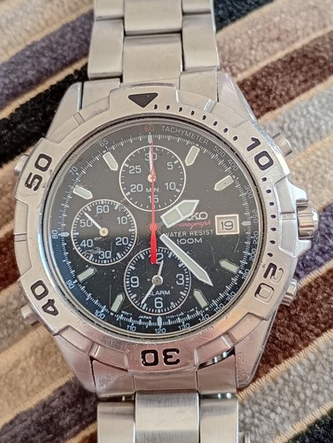 Seiko chronograph 7t32 7f70 - chronograph, 7t32-7f70