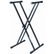 Quiklok T-20 Keyboard Stand – Full-Size, Double-Braced X-Frame for Keyboards (SK