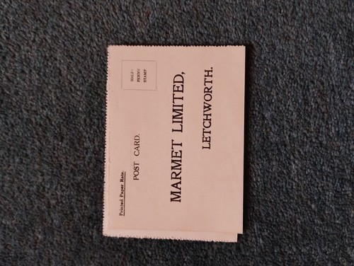 Sk234 ephemera postcard marmet - sk234,