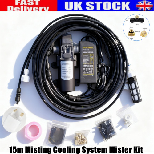 15m misting cooling - misting, system