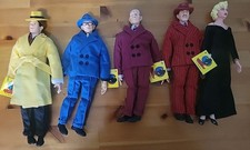 5pc Dick Tracy doll set by