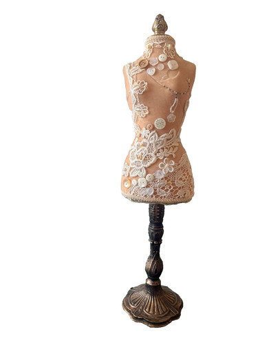Large shabby chic dress - shabby,