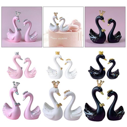 Swan standing statue figurines - standing,