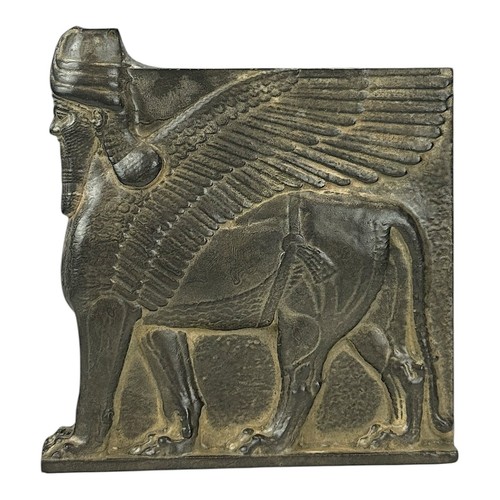 Lamassu statue hard plaster - statue,