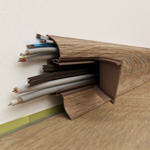 Skirting trunking pvc - pvc,