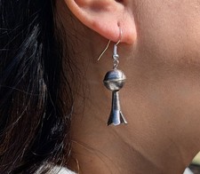 Navajo squash blossom - squash, earrings