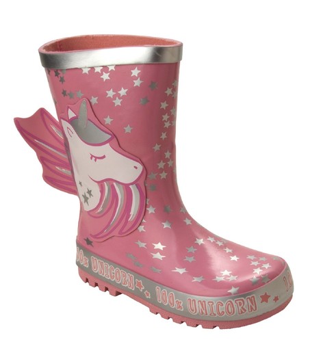 Girls unicorn pink rubber - unicorn,