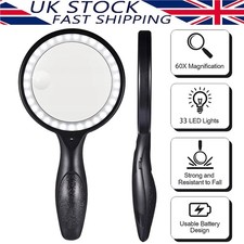 30x/60x Magnifying Glass With