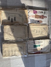 6 Vintage Vogue Paper Dress Making Patterns