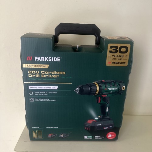 Parkside 20v cordless - parkside, drill