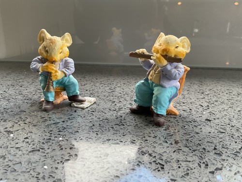 Pair mice playing - pair,