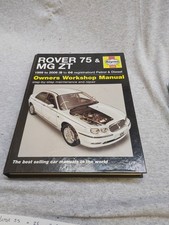 ROVER 75  MG ZT  Haynes Manual  Owners Workshop Manual