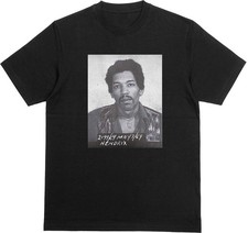 JIMI HENDRIX MUGSHOT T-Shirt | Musical Icon Tee | 1960s Guitar Legend Top