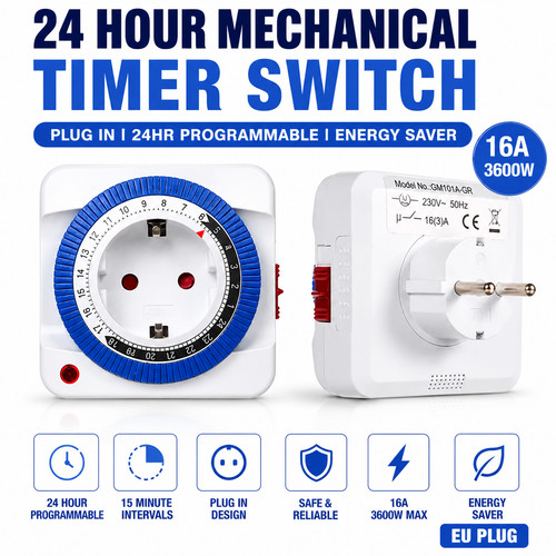 Hour mechanical timer - 24,