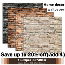 50X 3D Tile Brick Wall Sticker