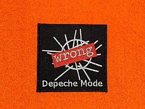 Depeche mode sew iron on - iron,