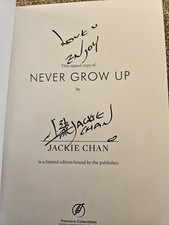 Jackie Chan Signed Edition