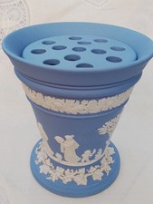 Wedgwood Blue Jasperware Vase