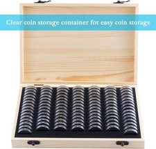 100 Pack Wooden Coin Capsule