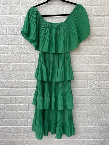 Voyelles green pleat panel - pleat,