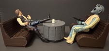 Star Wars Han Solo And Greedo Canteena 3D Printed Diorama (inc Figures).