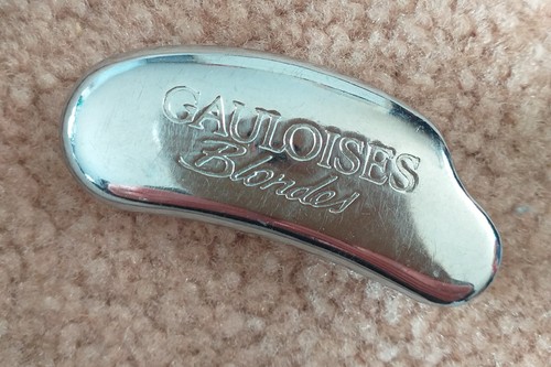 Vintage gauloises lighter case - gauloises,