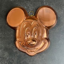 VINTAGE MICKEY MOUSE COPPER JELLY MOULD