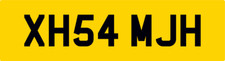 X MJH BARGAIN CHERISHED PRIVATE REG CAR NUMBER PLATE XH54 MJH - MJ JH MH