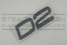 Fits Volvo Matt Black Letters