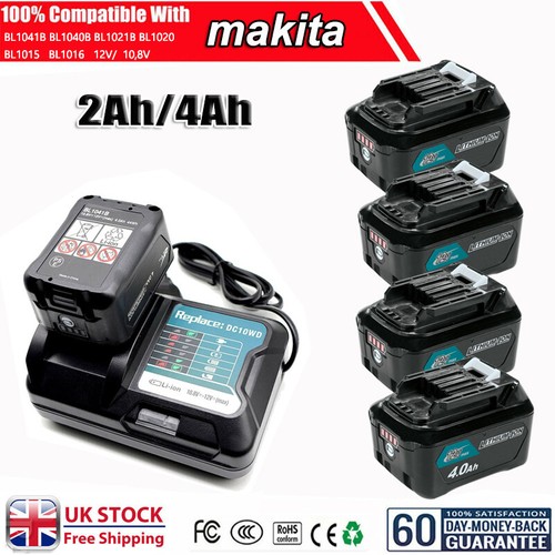 For makita 12v 4ah - 12v, 2ah