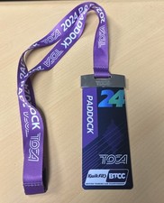 WSR BTCC 2024 Paddock Pass