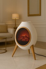 1800W Chiminea Style Flame Effect Heater