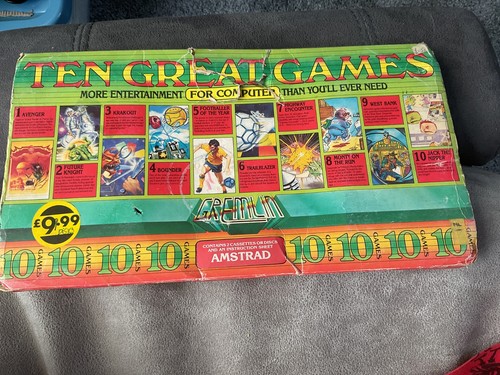 Ten great games amstrad - ten,