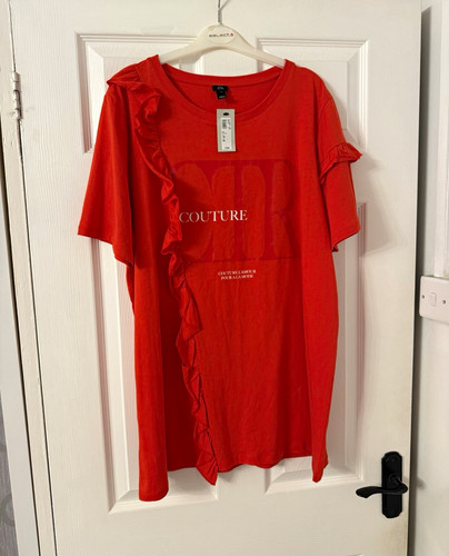 River island orange graphic - river,