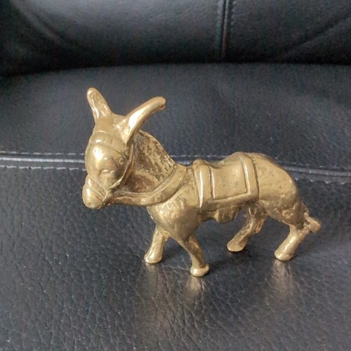 Vintage small cast brass small