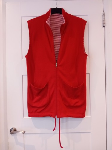 100 cotton red gilet - 100%,