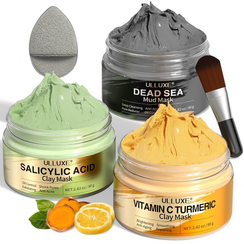 Facial clay mask set vitamin - mask,