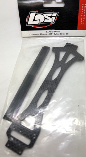 Losi chassis carbon brace - carbon,