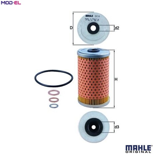 Oil filter 34d - oil,