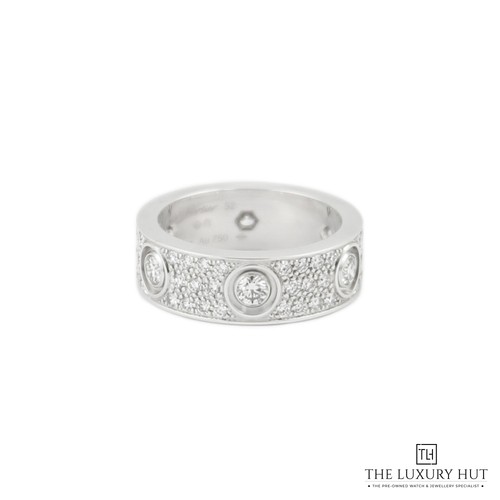 Cartier love ring white - cartier, gold