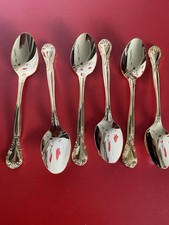 Gold Coloured Tea Spoons X6