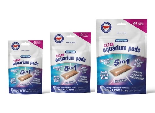 Interpet aquarium clean pods - interpet,
